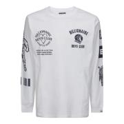 Wit lang T-shirt met blauwe opdruk Billionaire Boys Club , White , Her...