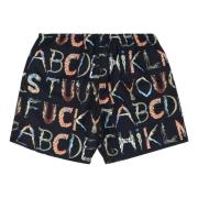 Alfabet Water Shorts Limited Edition Supreme , Multicolor , Heren