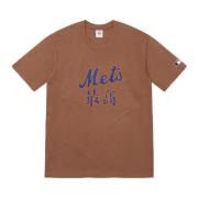 MLB New York Mets Kanji Tee Supreme , Brown , Heren