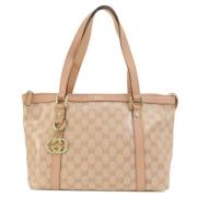 Pre-owned Canvas handbags Gucci Vintage , Pink , Dames