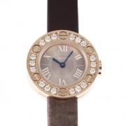 Pre-owned Metal watches Cartier Vintage , Brown , Dames