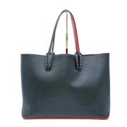 Pre-owned Leather totes Christian Louboutin Pre-owned , Black , Dames