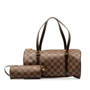 Pre-owned Fabric louis-vuitton-bags Louis Vuitton Vintage , Brown , Da...