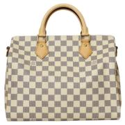 Pre-owned Fabric handbags Louis Vuitton Vintage , White , Dames