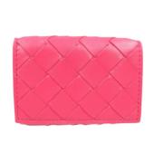 Pre-owned Leather wallets Bottega Veneta Vintage , Pink , Dames