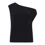 Zwarte Top Norma Kamali , Black , Dames