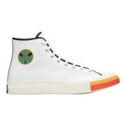 Beperkte Oplage Leren Raygun Sneakers Converse , White , Heren