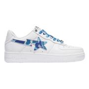 Limited Edition Bape Sta Low Blauw Camo Nike , White , Heren