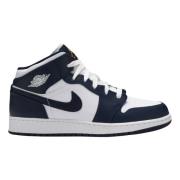 Beperkte oplage Air Jordan 1 Mid Nike , Blue , Dames