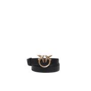 Zwarte Riem Cintura Pinko , Black , Dames