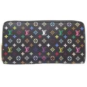 Pre-owned Leather wallets Louis Vuitton Vintage , Multicolor , Dames