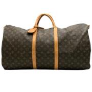 Pre-owned Canvas handbags Louis Vuitton Vintage , Brown , Dames