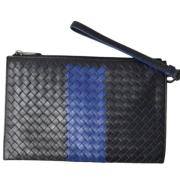 Pre-owned Fabric clutches Bottega Veneta Vintage , Black , Dames