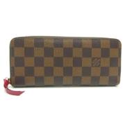 Pre-owned Canvas wallets Louis Vuitton Vintage , Brown , Dames