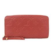 Pre-owned Fabric wallets Louis Vuitton Vintage , Red , Dames