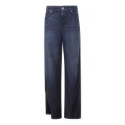 Jeans Straight - Blauw 7 For All Mankind , Blue , Dames