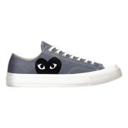 Beperkte oplage CDG Play Steel Gray Converse , Gray , Heren