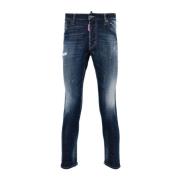 Stijlvolle Denim Jeans Dsquared2 , Blue , Heren