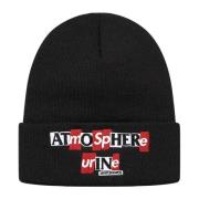 Beperkte Oplage Zwarte Beanie Supreme , Black , Unisex