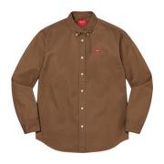 Beperkte Oplage Bruin Shirt met Logo Patch Supreme , Brown , Heren