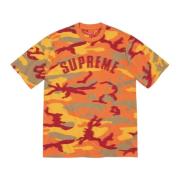 Camo Intarsia Orange Top Limited Edition Supreme , Orange , Heren