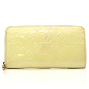 Pre-owned Leather wallets Louis Vuitton Vintage , Beige , Dames