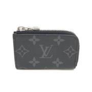 Pre-owned Canvas wallets Louis Vuitton Vintage , Black , Dames