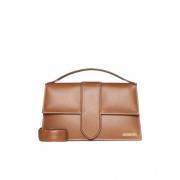 Bambinou Leren Schoudertas Jacquemus , Brown , Dames