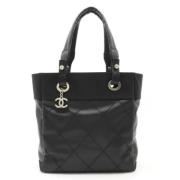 Pre-owned Fabric chanel-bags Chanel Vintage , Black , Dames