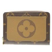 Pre-owned Canvas wallets Louis Vuitton Vintage , Brown , Dames