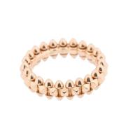 Pre-owned Yellow Gold rings Cartier Vintage , Pink , Dames