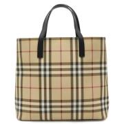 Pre-owned Plastic totes Burberry Vintage , Beige , Dames