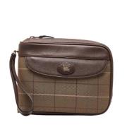 Pre-owned Fabric pouches Burberry Vintage , Brown , Dames