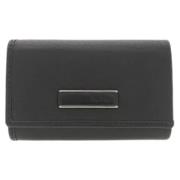 Pre-owned Leather key-holders Gucci Vintage , Black , Dames