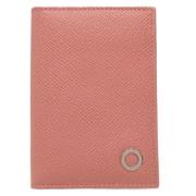 Pre-owned Leather wallets Bvlgari Vintage , Pink , Dames