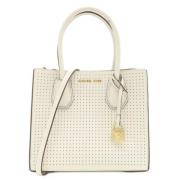 Pre-owned Leather handbags Michael Kors Pre-owned , White , Dames