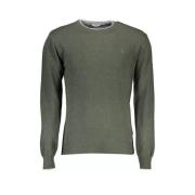 Luxe Groene Slimme Sweater met Logo U.s. Polo Assn. , Green , Heren