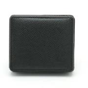 Pre-owned Leather wallets Louis Vuitton Vintage , Black , Dames