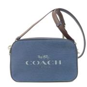 Pre-owned Canvas shoulder-bags Coach Pre-owned , Blue , Dames