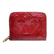 Pre-owned Fabric wallets Louis Vuitton Vintage , Red , Dames