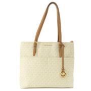 Pre-owned Leather totes Michael Kors Pre-owned , White , Dames