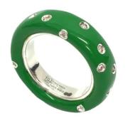 Pre-owned Metal rings Bottega Veneta Vintage , Green , Dames