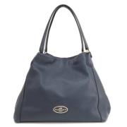 Pre-owned Leather totes Coach Pre-owned , Blue , Dames