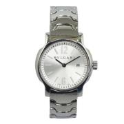 Pre-owned Stainless Steel watches Bvlgari Vintage , Gray , Dames