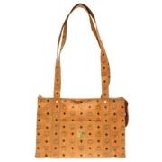 Pre-owned Fabric totes MCM Pre-owned , Brown , Dames