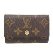 Pre-owned Canvas key-holders Louis Vuitton Vintage , Brown , Dames