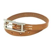 Pre-owned Leather hermes-jewelry Hermès Vintage , Brown , Dames