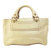 Pre-owned Leather handbags Celine Vintage , Yellow , Dames