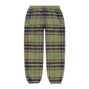 Beperkte oplage Flannel Skate Pant Groen Supreme , Green , Heren