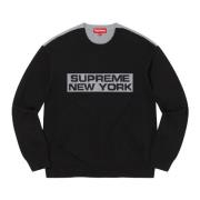 Beperkte oplage 2-Tone Sweater Zwart Supreme , Black , Heren